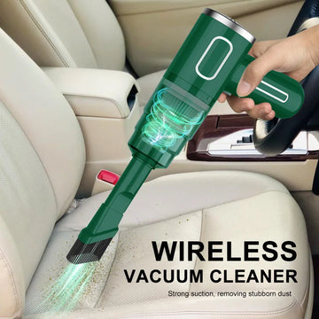 ABS Car Vacuum Cleaner – Portable, Powerful & Wireless Mini Vacuum for Car & Home Cleaning
